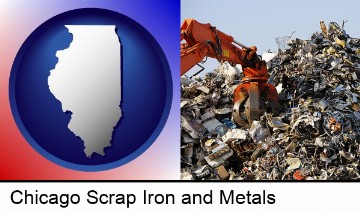 a scrap metal yard in Chicago, IL