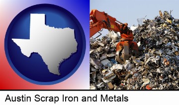 a scrap metal yard in Austin, TX